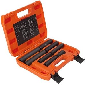 8PCS Universal Lug Nut Socket Set - Easily Remove 5, 6