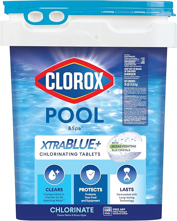 Clorox Pool&Spa XTRABLUE Plus 3” Chlorinating Tablets