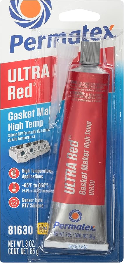 Permatex 81630 Ultra Red High Temperature Gasket Maker