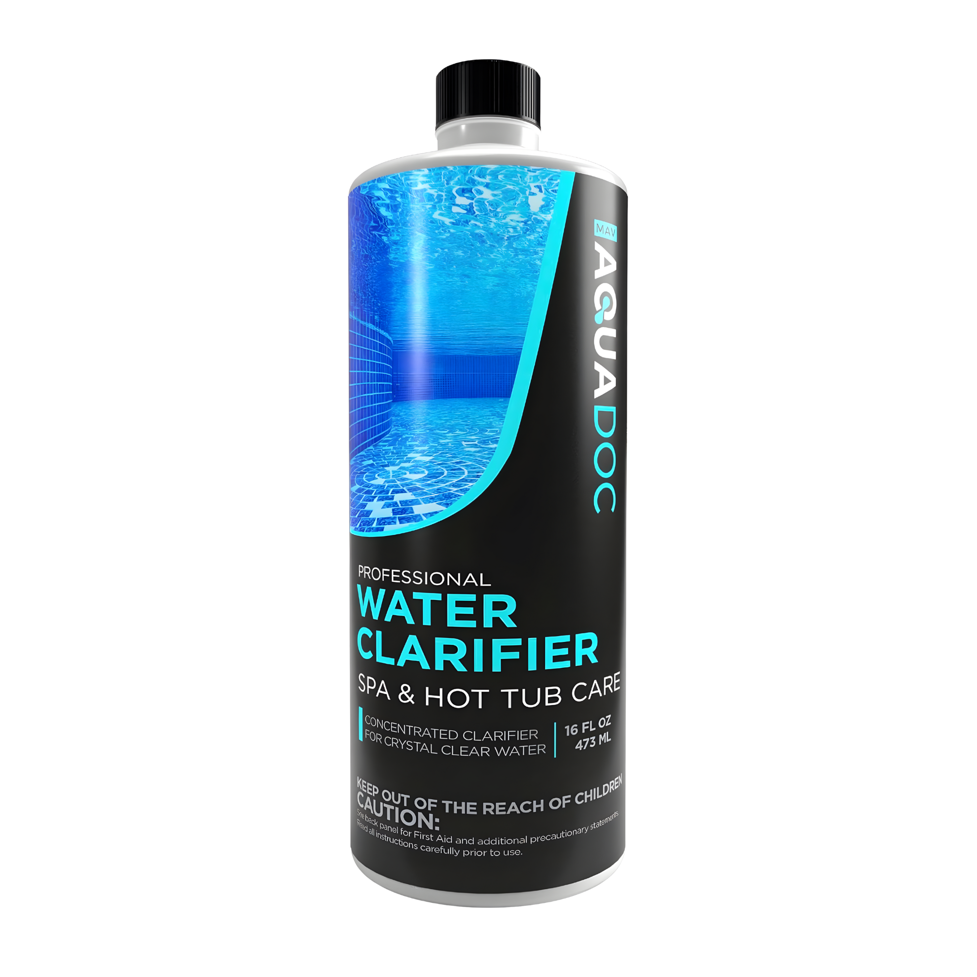 Spa Clarifier & Hot Tub Clarifier for Fast Acting MAV AquaDoc 16oz
